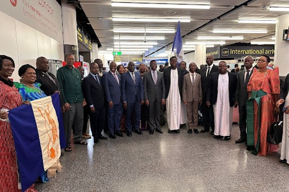 Welcomed by Hon. Godfrey Kibuuka Ssaalongo and his deputies Welcomed by Hon. Godfrey Kibuuka Ssaalongo and his deputies